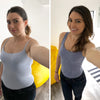 Antes y despues Estefanía | Hot shapers Transformación corporal antes y después de usar Hot Shapers con reducción visible de medidas